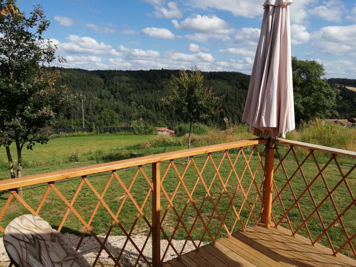 Le Chalet Des Etoiles Champagnac-le-Vieux エクステリア 写真
