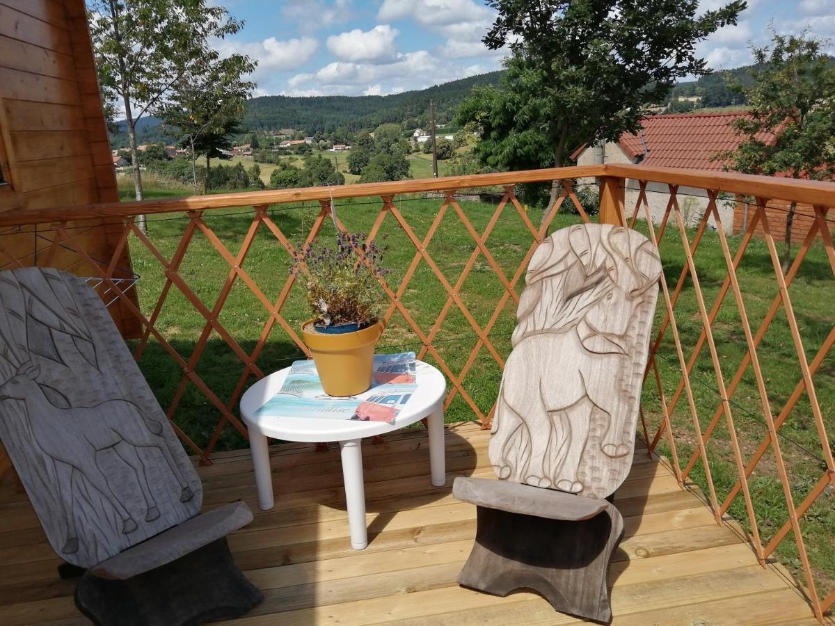 Le Chalet Des Etoiles Champagnac-le-Vieux エクステリア 写真