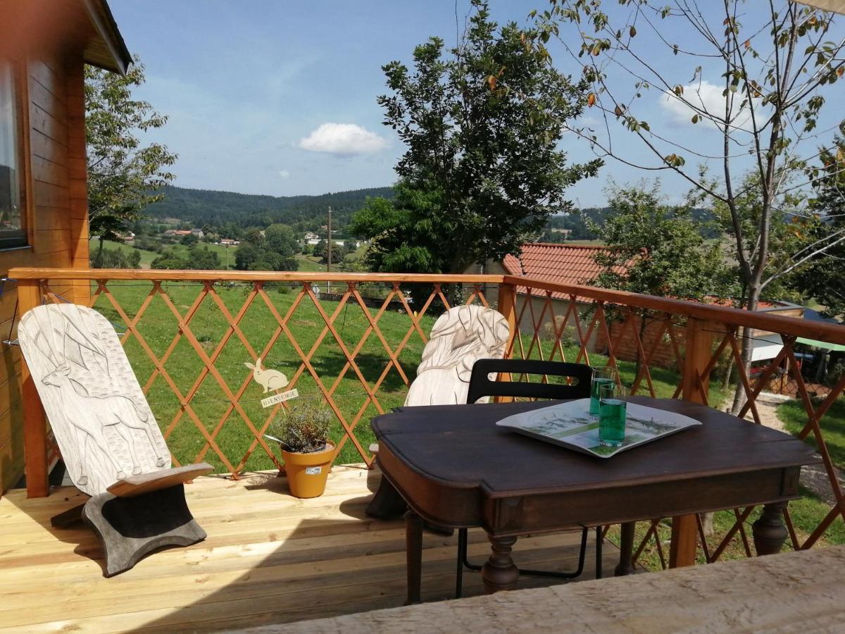 Le Chalet Des Etoiles Champagnac-le-Vieux エクステリア 写真